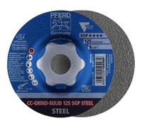PFERD 64187126 CC GRIND-SOLID 125 SGP STEEL Sanding Disc Diameter 125 mm Bore Diameter 22.23 mm 10S