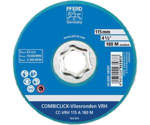 PFERD 64190006 COMBIKLICK corundum Disc Ø115mm A60 universal Grinding