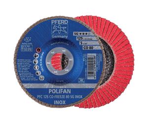 PFERD 67789126 PFC 125 Z 120 SG flap Disc 125 mm 10 pcs steel/INOX