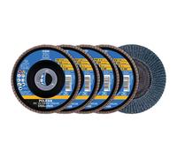 PFERD SET PFC Flap Disc Steel/INOX Dia 125mm Bore 22.23mm