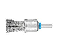 PFERD Brush Brush Braided PBG | Diameter 19 mm Shaft Diameter 6 mm Stainless Steel Wire Diameter 0.35 | 43298010 - for Straight Sanders, Drills, Bending Shafts