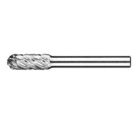 PFERD Burr Carbide Roller 60mm L 8mm Ø 6mm Shank Round Shape 21001011
