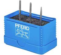 PFERD Burr Set Carbide Metal 3mm Shank Break-Proof Box