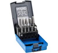 PFERD Burr Set HSS 10 milling pins 6mm shank in case
