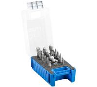 PFERD Burr set HSS 18 milling pins 6mm shank break-proof box 22900833