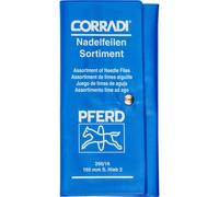 Pferd 266/16160H2 Cut 2 Type Needle File, Multi-Colour, 160 mm, Set of 12 Piece