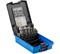 PFERD Countersink set 90° HSS for tough materials break-proof box