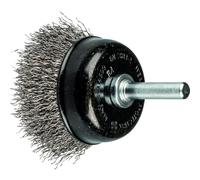 PFERD Cup Brush Untwisted TBU INOX | Diameter 50 mm Shaft Diameter 6 mm Stainless Steel Wire Diameter 0.30 mm | 43740163 - for Drills