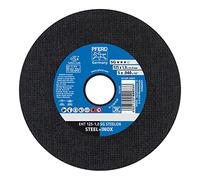 PFERD Cutting Disc EHT, 5 Pieces, 125 x 1.0 x 22.23 mm, Straight, Performance Line SG Steelox, 69198297 - for Steel and Stainless Steel (INOX)