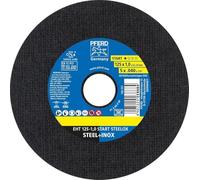 PFERD Cutting Discs, Pack of 50 | EHT 125 x 1.0 x 22.23 mm Straight Start Line Start Steelox | 69198290 - for Steel, Stainless Steel (INOX)