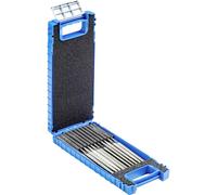 Pferd DF4211140D126 Diamond Needle File Set D126 11 pcs, Silver, Set of 5 Piece