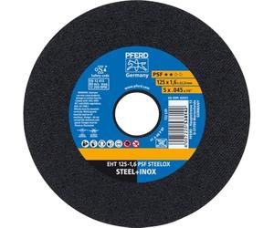 Pferd EHT1251,6A46PPSFINOX A46PPSF-I Cut-Off Wheel, 0 V, Multi-Colour, 125-16 mm