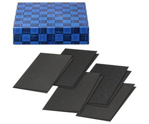 PFERD Fabric Sanding Sheet Set, 10 Pieces, Corundum 230 x 280 mm, A40, 80, 100, 120, 180, 45098041 - Universal Use