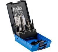 PFERD HSS step drill set 3-piece 4-12/20/30 mm HICOAT coating 25201047