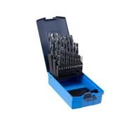 PFERD HSS Twist Drill Bit Set 1/16-1/2" M2 Steel - 29 Pieces - 118° Split Point Jobber-Length Professional Grade High-Speed Drill Bits for Metalworking - Part 20035