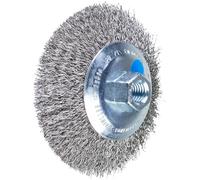 PFERD KBU Cone Brush 115x10mm M14 stainless steel for angle grinder