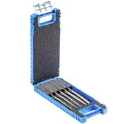 Pferd 15842051 Diamond Needle File Set 140mm D91 5 pcs, Silver, 140 mm