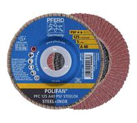 PFERD PFC 125 A flap Disc 125mm for inox/steel 10 pcs