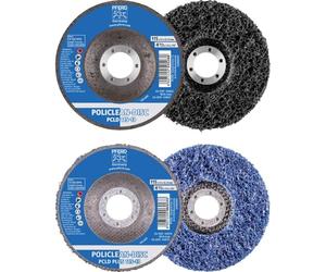PFERD Policclean Plus Cleaning Fleece | Diameter 125 x 13 mm Bore Diameter 22.3 mm | 44698004 - for Coarse Cleaning Work