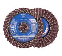 PFERD POLIVLIES® Curve Flap Disc, PVL-R, 5" x 7/8, Medium Grit, Aluminum Oxide, Surface Conditioning Wheel - Part 45924