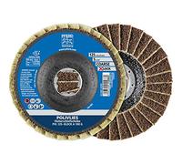 PFERD Pollifleece flap washer, pack of 5, 125 mm, A100, coarse, X-LOCK (22.23 mm), 44694211 - for quick and comfortable tool changes