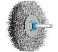 PFERD POS Round Brush Ø70x15mm 6mm shank stainless Wire 10 pcs 43701019