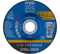 PFERD PSF Steelox Grinding Disc 125mm 10pcs steel stainless
