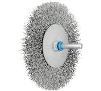 PFERD Round Brush: cleans rust welds; fits drills grinders