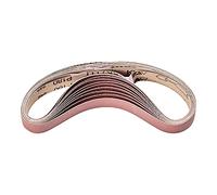 PFERD Sanding Belt BA 10 Pieces Corundum 20 x 520 mm A180 45098018 - for Universal Use with Belt Sander