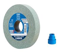 PFERD Sanding Disc 125 x 20 x 32 mm, Carbide, Grain Size 80, Silicon Carbide, 39009723 - Sanding Disc for Working Hard Materials with Integrated Reducing Sleeves (25/20/16 mm)