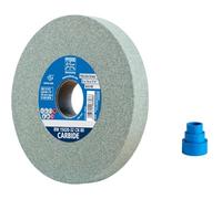 PFERD Sanding Disc 150 x 20 x 32 mm, Carbide, Grain Size 80, Silicon Carbide, 39009724 - Sanding Disc for Working Hard Materials with Integrated Reducing Sleeves (25/20/16 mm)