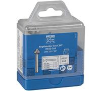 PFERD Set KES HSSE 3pc 90° countersink tough materials