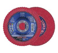 PFERD Sgp Curve Flap Disc 125mm 22.23mm Bore 10 pcs Steel/Stainless