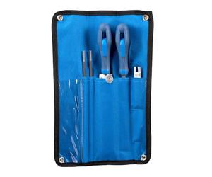 PFERD Sharpening Files Set CS-SLS-4.0 in Roll Bag | Diameter 4 mm | 5/32 Inch for Chain Pitch 1/4 Inch and 3/8 Inch Low Profile | 11099140 - for Comfortable and Power-Saving Sharpening of Saw Chains