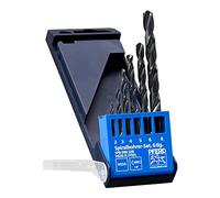 PFERD Steel Twist Drill Bit Set, 6 Pieces, Diameter 2-8 mm, HSS-G N, DIN 338, 118°, 25298003 - Universal Use
