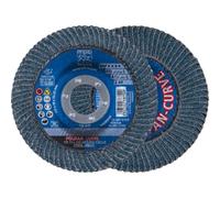 PFERD Tools POLIFAN®-Curve Zirconia Flap Disc, 4-1/2"x 7/8, 40 Grit (2Pack)