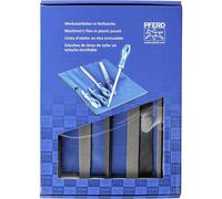 PFERD Workshop File set 200mm in climate-proof PVC bag