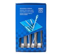 PFERD Workshop File Set in PVC Roll Bag with Outer Box, 5 Files, Cross Cut H1, 250 mm, 11801541 - Suitable for Coarse Cutting and Roughing, Length 250 mm