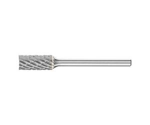 PFERD ZYAS 21200483 Carbide Burr, Cylinder Shape with Spur Toothing, 3 Plus Teeth, Burr Diameter 6 mm, Shaft Diameter 3 mm, Length 43 mm, for Universal Applications on The Most Important Materials
