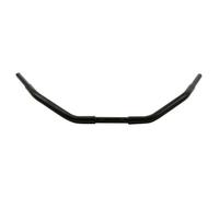 PFFbrgJSJ 1 1/4 Inch Fat Beach Handlebar 3.5 Inch Rise Compatible With Motorcycle Models Sportster XL Fat Bob Street Bob Wide Super Road King FLHR For Part Number 8K1927225B(Black)