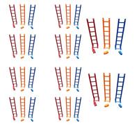 Pffiocix 10 Pieces Flipping Down Stairs Toy Set Random Color Climbing Figures For Creative Play And Coordination Practice Tumbling Climber Toy