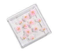 Pffiocix 12 Pieces Colorful Rose Camellia Nails Art Decorations 3D Nails Charm Nails Decors for Unique and Stylish Manicure