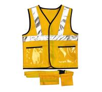 Pffiocix 2/3Pc Construction Worker Costumes For Boys Toddler Dress Up Clothes Kid Builder Career Outfit Pretend Role Play Toy Set Construction Vest And Hat Kids Costume Worker Costume Vest And Hat