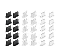 Pffiocix 30Pcs Flexible Silicone Type C Charging Port Proof Cap for Various Smartphones and Electronic Devices USB C Port Cover