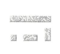 Pffiocix 4-Key OEM Height Enter Space Keycaps Keycap Set for Mechanical Keyboards Heat Sublimation Customization
