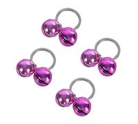 Pffiocix 4pcs Vintage Brasses Clatter Bells Loud Brasses Cats Bells Small Collar Bells Puppies Collar