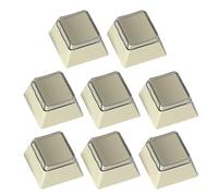 Pffiocix 8pcs Blanked Keycap Set Original Height for Mechanical Keyboards with Durability PC in Classical