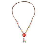 Pffiocix Beaded Necklace, Elegant Neck Chain, Colorful Beads, Women's Fashion Accessories, Suitable for Fashion Women
