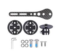 Pffiocix Carbon Fibre Bike Mount Adjustable Design Multifunctional Bike Equipment Holder Quick Installation For Locate Lights Strong Light Mount