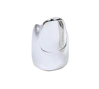 Pffiocix Cold Wind Vintage Adjustable Open Gold Silver Minimalist Nail Cover Jewelry for Women Adjustable Open Rings for Women